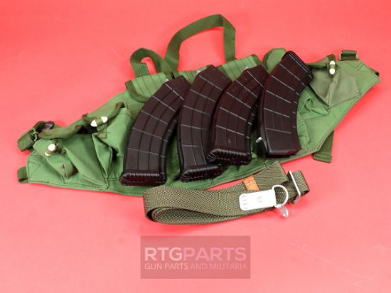 Picture of ZASTAVA M92 ZPAP BATTLE-PACK, 7.62X39 AK47 W/ 5XMAGS, SIDE FOLDING BRACE, SLING, BANDOLIER
