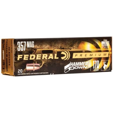Picture of FEDERAL HAMMER DOWN 357 MAGNUM 170GR BONDED SOFT POINT, 20RD BOX