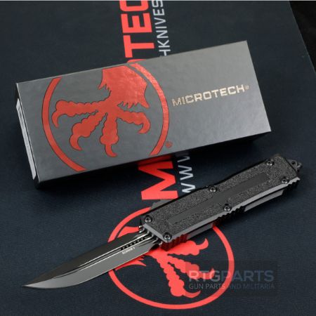 Picture of MICROTECH SCARAB II GEN III D/E-S OTF AUTOMATIC KNIFE, 3.9 INCH, BLACK BLADE, 1180-1T
