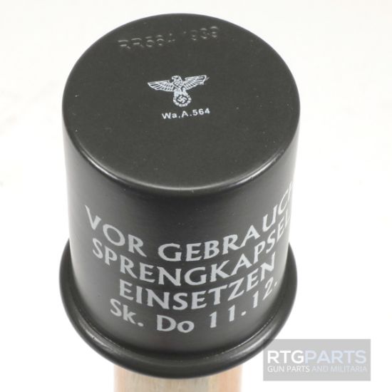 Picture of GERMAN WWII M1924 M24 STICK GRENADE WITH METAL HARDWARE, REPRO