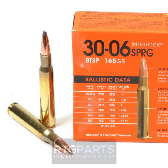 Picture of AMMO INC SIGNATURE HUNT SP 30-06 SPRINGFIELD 165GR INTERLOCK SP, 20RD BOX