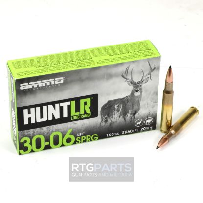 Picture of AMMO INC SIGNATURE HUNT LR 30-06 150GR SST, 20RD BOX 