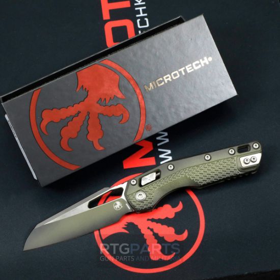 Picture of MICROTECH STANDARD ISSUE MSI, S/E, RAM-LOK, FADED BAZOOKA GREEN, 3.9 INCH, 210T-1PMFBO