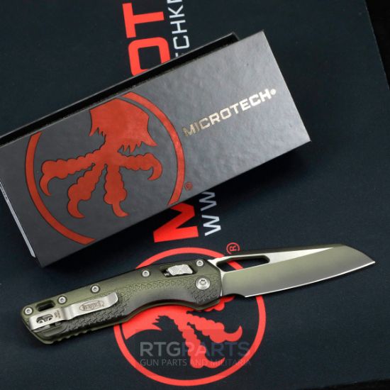 Picture of MICROTECH STANDARD ISSUE MSI, S/E, RAM-LOK, FADED BAZOOKA GREEN, 3.9 INCH, 210T-1PMFBO