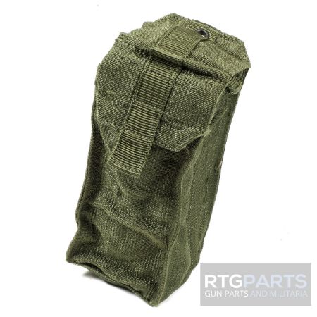 Picture of ITALIAN OD GREEN DUAL MAGAZINE POUCH WITH ALICE CLIPS, FITS AR 30RD & SIMILAR