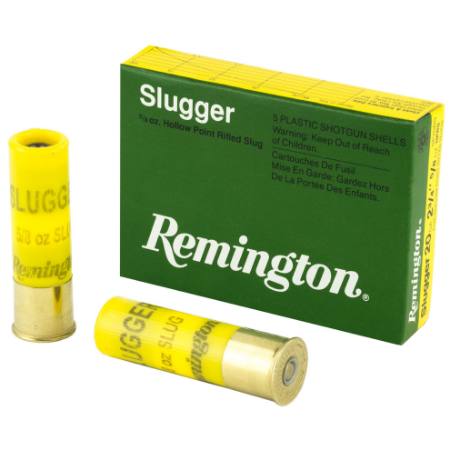 Picture of REMINGTON SLUGGER 20GA 2.75" 5/8OZ RIFLED SLUG, 5/BOX