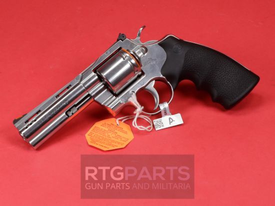 Colt's Manufacturing, Colt Grizzly, Revolver, 357 Magnum, 4.25" Ported Barrel, Stainless Steel Finish, Hogue Overmolded Rubber Grip, Red Ramp Front & Adjustable Rear Sights, 6 Rounds, 098289005496,  FFL-COLT-GRIZZLY-SP4RTS, RTG Parts