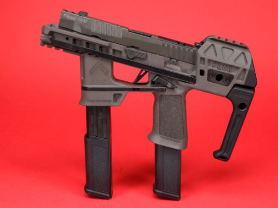 Picture of SIG SAUER P320 FLUX LEGION 9MM W/ "RAPID-DEPLOY BRACE" & TWO 30RD MAGS