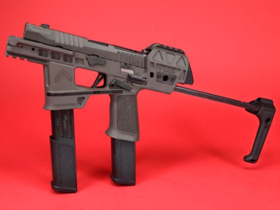 Picture of SIG SAUER P320 FLUX LEGION 9MM W/ "RAPID-DEPLOY BRACE" & TWO 30RD MAGS