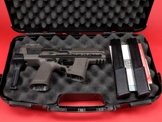 Picture of SIG SAUER P320 FLUX LEGION 9MM W/ "RAPID-DEPLOY BRACE" & TWO 30RD MAGS