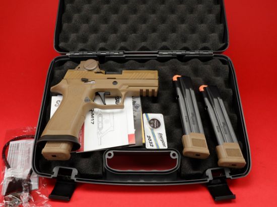 Picture of SIG SAUER P320 M18X 3.9" 9MM 21RD COY RED DOT