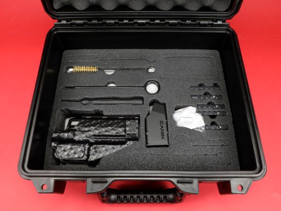 Picture of CANIK SFX RIVAL-S 9MM 5" CHROME PISTOL PACKAGE WITH MO2 RED DOT, HG7607C-N