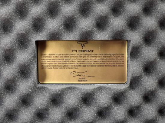 Picture of CANIK TTI COMBAT 4.6" COMP BRONZE PISTOL PACKAGE, HG7854-N