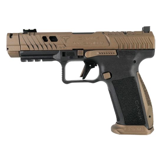 Picture of CANIK TTI COMBAT 4.6" COMP BRONZE PISTOL PACKAGE, HG7854-N