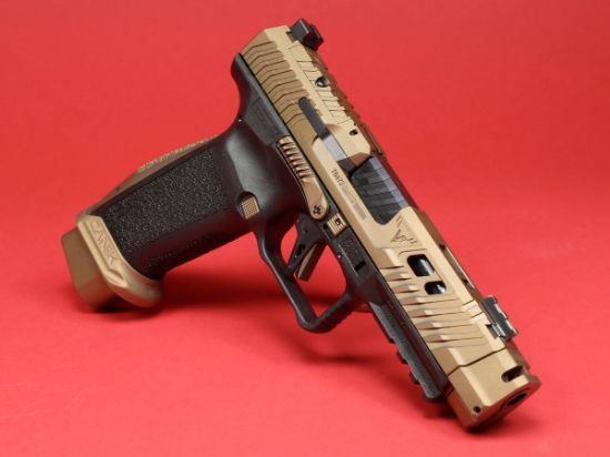 Picture of CANIK TTI COMBAT 4.6" BRONZE COMP PISTOL PACKAGE WITH MO3 RED DOT, HG7854V-N