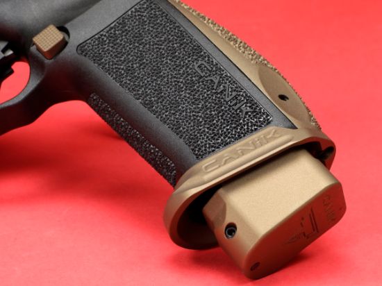 Picture of CANIK TTI COMBAT 4.6" BRONZE COMP PISTOL PACKAGE WITH MO3 RED DOT, HG7854V-N