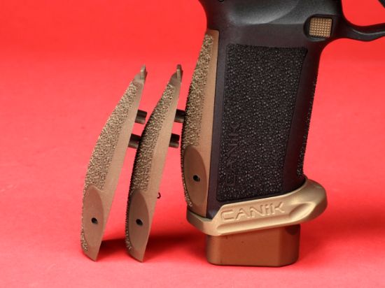 Picture of CANIK TTI COMBAT 4.6" BRONZE COMP PISTOL PACKAGE WITH MO3 RED DOT, HG7854V-N