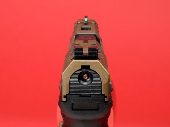 Picture of CANIK TTI COMBAT 4.6" BRONZE COMP PISTOL PACKAGE WITH MO3 RED DOT, HG7854V-N