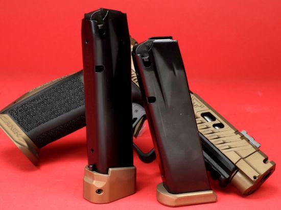 Picture of CANIK TTI COMBAT 4.6" BRONZE COMP PISTOL PACKAGE WITH MO3 RED DOT, HG7854V-N