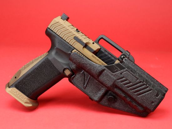 Picture of CANIK TTI COMBAT 4.6" PORTED PISTOL PACKAGE WITH MO3 RED DOT, HG7854V-N