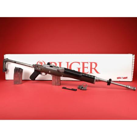 Picture of RUGER MINI-14 TACTICAL W/ FOLDING STOCK, FLASH HIDER & 2x20RD MAGS