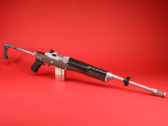 Picture of RUGER MINI-14 TACTICAL W/ FOLDING STOCK, FLASH HIDER & 2x20RD MAGS