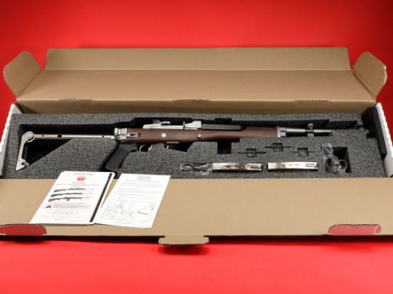 Picture of RUGER MINI-14 TACTICAL W/ FOLDING STOCK, FLASH HIDER & 2x20RD MAGS
