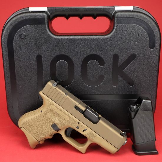 Picture of GLOCK 28XC 380ACP FDE W/ 2x10RD, SHARK COAST CUSTOM'S, UI2850201XC
