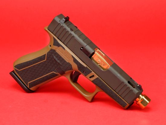 Picture of GLOCK 43X 9MM HAPPY LITTLE TREES, 2-BARREL KIT, SHARK COAST CUSTOMS, PX4350201HLTGB
