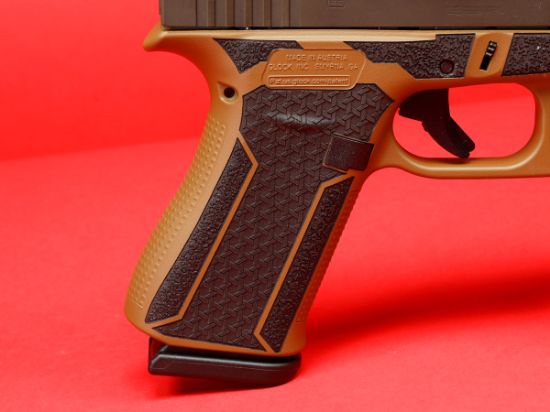 Picture of GLOCK 43X 9MM HAPPY LITTLE TREES, 2-BARREL KIT, SHARK COAST CUSTOMS, PX4350201HLTGB