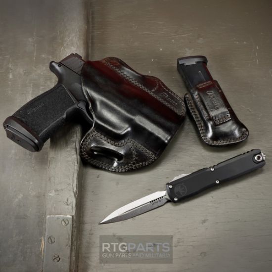 Picture of MICROTECH ULTRATECH GEN III ZBP OTF AUTOMATIC KNIFE, 3.5" M390 D/E DAGGER, STONEWASH, 1122-10