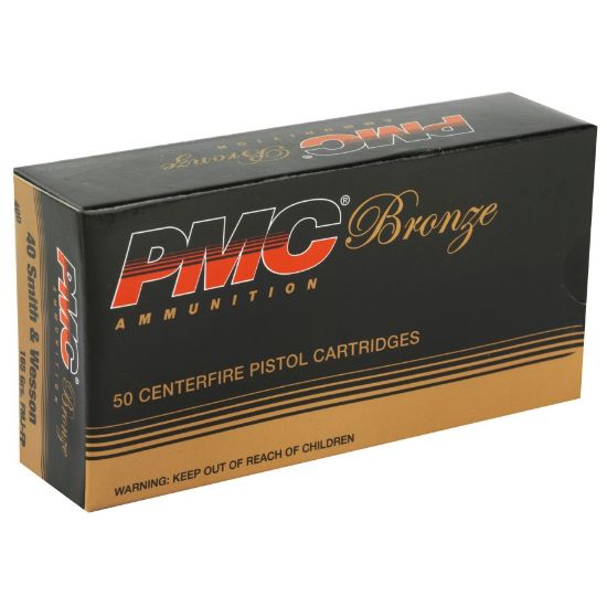 Picture of PMC BRONZE .40S&W 165GR FMJ, 50RD BOX 