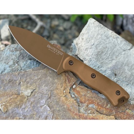 Picture of KA-BAR BK19 BECKER NESSMUK 4.3" W/ SHEATH COYOTE BROWN