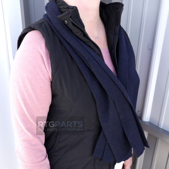 Picture of GERMAN SURPLUS BLUE WOOL SCARF