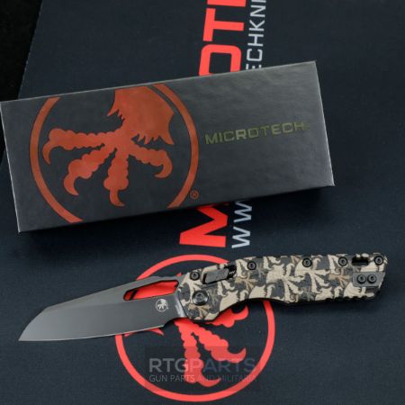Picture of MICROTECH STANDARD ISSUE MSI, CLAW BURST CAMO, S/E, RAM-LOK, 3.9 INCH, BLACK BLADE, 210T-1PMCWC-Z4