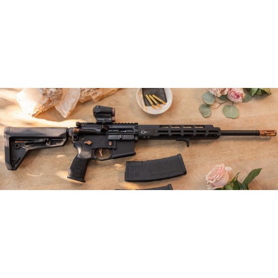 Picture of SIG M400 ROSE 5.56, GOLD ACCENTS, ROMEO5 G2 RED DOT