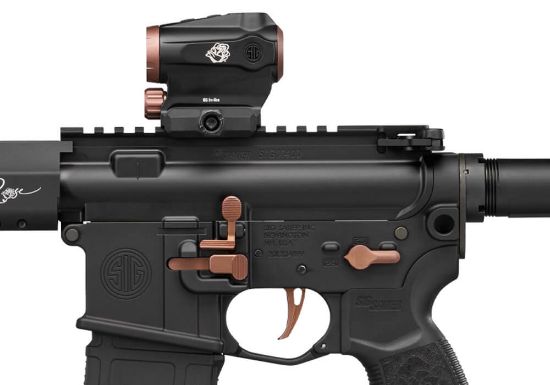 Picture of SIG M400 ROSE 5.56, GOLD ACCENTS, ROMEO5 G2 RED DOT