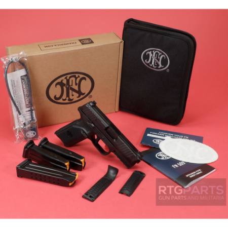 Picture of FN 509 NMS 9MM 4", GREEN TRITIUM NIGHT SIGHTS, 3X17RD MAGS, 66-100155