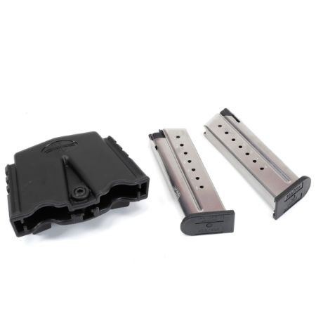 Picture of 2-PACK OF SPRINGFIELD XDS/XDE 9MM 8RD MAGS WITH BELT CARRIER