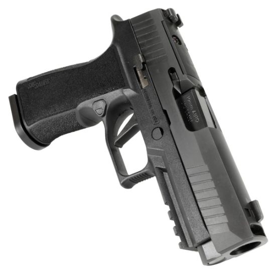 Sig Sauer, P320, X-Carry, Striker Fired, Semi-automatic, Polymer Frame Pistol, 10MM. 3.8" Barrel, Compensator, Black, SIGLITE Night Sights, Optics Ready, 2 Magazine, 15 Round