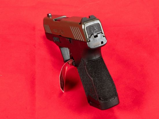 Taurus USA, GX4, Striker Fired, Semi-automatic, Polymer Frame Pistol, Compact, 9MM, 3" Barrel, Matte Finish, Black Frame, Military Green Slide, Adjustable Sights, (2)-11rd Magazines, FFL-TAURUS-1GX4M93B