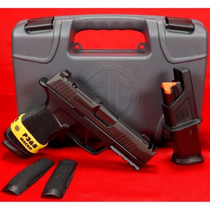Sig Sauer, P365 Macro, Sub-Compact, 9MM, 3.1" Barrel,  XRAY3 Day/Night Sights, Optic Ready, Compensator, Two 17rd Mags, FFL-SIG-365XCA-9-COMP, 798681669981, RTG Parts