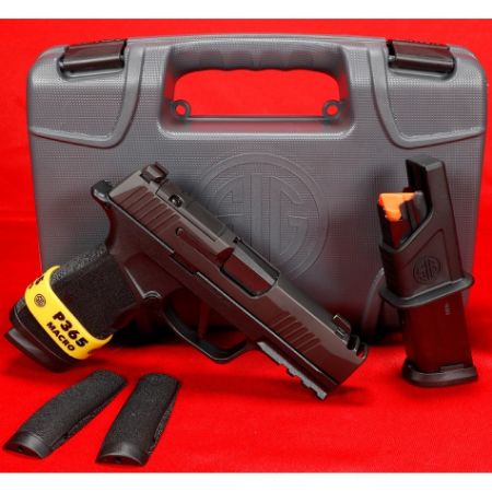 Sig Sauer, P365 Macro, Sub-Compact, 9MM, 3.1" Barrel,  XRAY3 Day/Night Sights, Optic Ready, Compensator, Two 17rd Mags, FFL-SIG-365XCA-9-COMP, 798681669981, RTG Parts