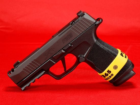 Sig Sauer, P365 Macro, Sub-Compact, 9MM, 3.1" Barrel,  XRAY3 Day/Night Sights, Optic Ready, Compensator, Two 17rd Mags, FFL-SIG-365XCA-9-COMP, 798681669981, RTG Parts