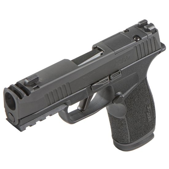 Sig Sauer, P365 Macro, Sub-Compact, 9MM, 3.1" Barrel,  XRAY3 Day/Night Sights, Optic Ready, Compensator, Two 17rd Mags, FFL-SIG-365XCA-9-COMP, 798681669981, RTG Parts
