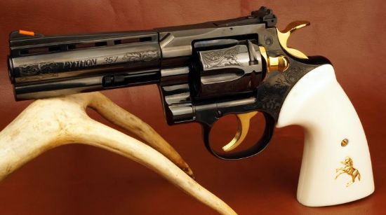Colt Python 4.25" Blued.357 Magnum ARMSMEAR Limited Edition, 151550026774, CLT, FFL-COLT-PYTHONBP4WTSARMS, RTG Parts