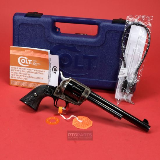 COLT SAA 7.5 BLUED/CASE COLOR FINISH 45 COLT NIB P1870 BLEM