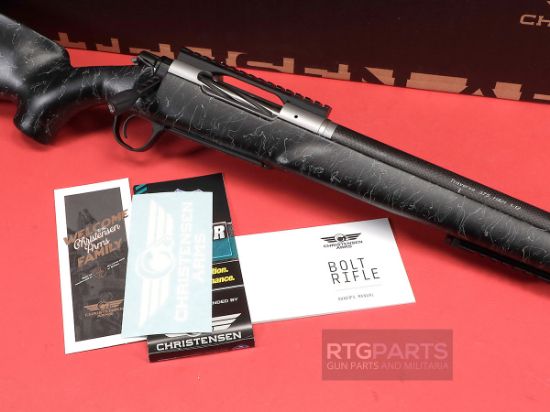 Christensen, Traverse, .375 HH Mag, 22" Carbon Wrapped Threaded Barrel with Compensator, Black/Gray Carbon Fiber Monte-Carlo Stock,  691328237713 , FFL-CHRISTENSEN-8011002501, RTG Parts