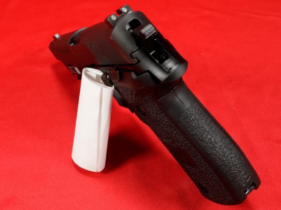 Sig Sauer, P226, MK-25, Engraved Anchor, Full Size, 9MM, 4.4" Barrel, Alloy, Nitron Finish, Black, Polymer Grips, SIGLITE Night Sights, Decocker,Engraved w/USN Anchor, Navy SEAL, Three 15rd Magazines, 798681450695, FFL-SIG-MK-25, RTG Parts