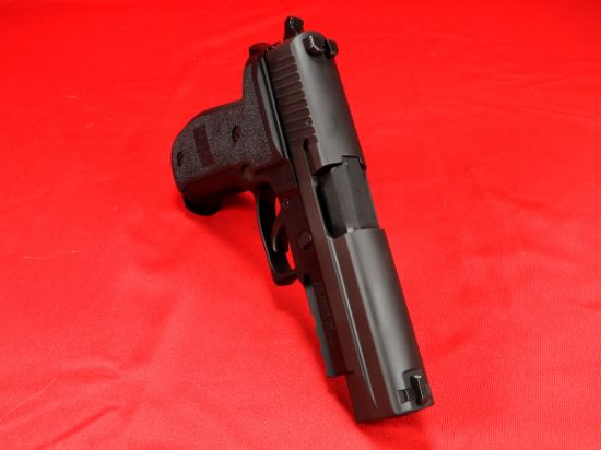 Sig Sauer, P226, MK-25, Engraved Anchor, Full Size, 9MM, 4.4" Barrel, Alloy, Nitron Finish, Black, Polymer Grips, SIGLITE Night Sights, Decocker,Engraved w/USN Anchor, Navy SEAL, Three 15rd Magazines, 798681450695, FFL-SIG-MK-25, RTG Parts